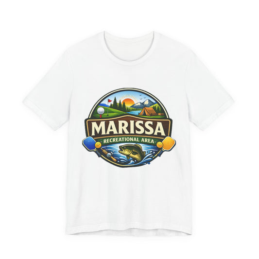 Marissa Recreational Area Fishing Tee — Outdoor Camping & Lake Fishing Shirt