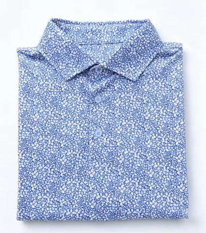 Blue Pebble Polo