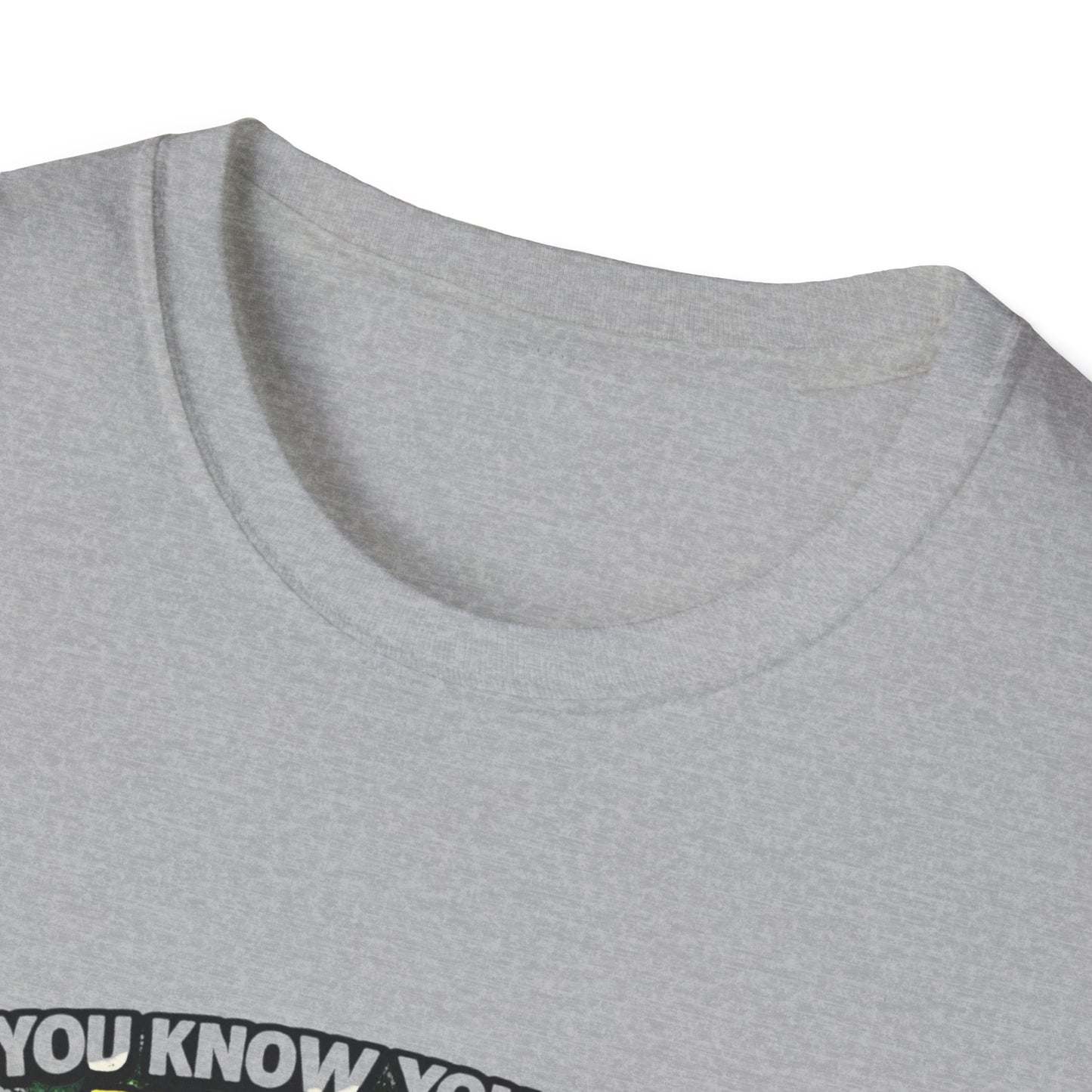 Funny Golf T-Shirt — "You Know You Suck at Golf When You Yell Fore While Putting"