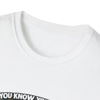 Funny Golf T-Shirt — "You Know You Suck at Golf When You Yell Fore While Putting"
