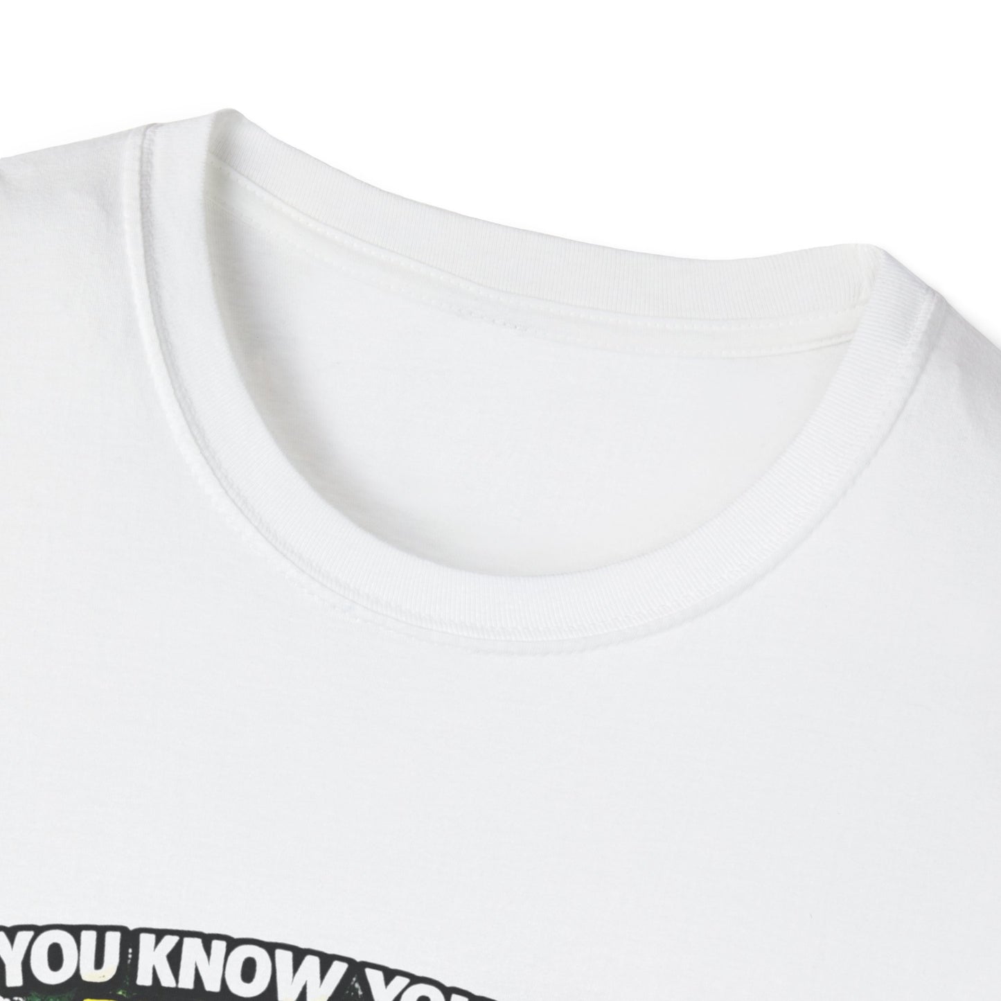 Funny Golf T-Shirt — "You Know You Suck at Golf When You Yell Fore While Putting"