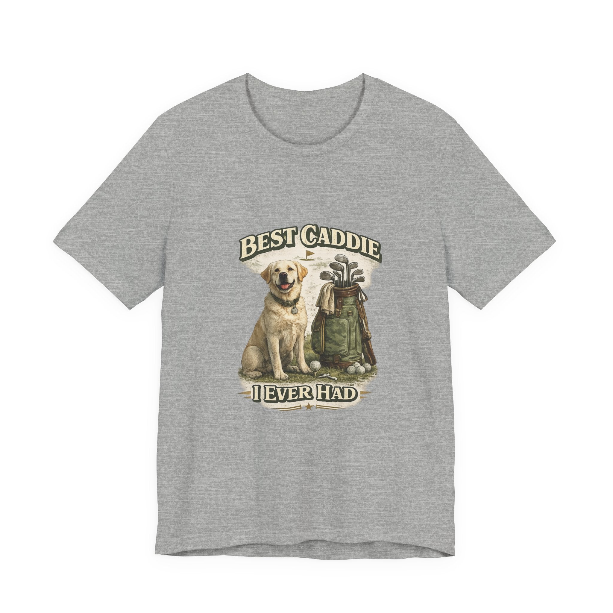 Golf Caddie Dog T-Shirt — 