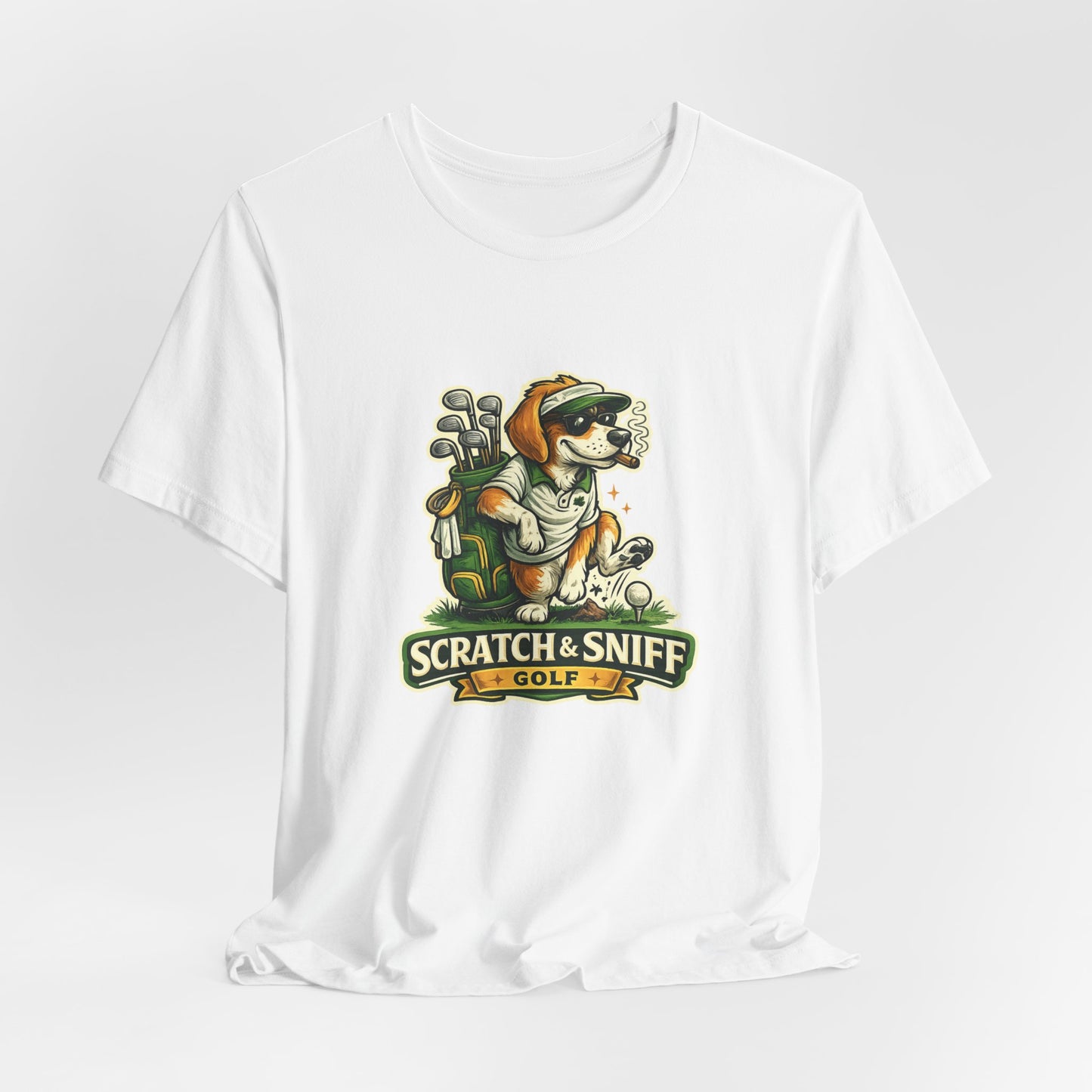 "Scratch & Sniff Golf™" Vintage Pup Graphic Tee