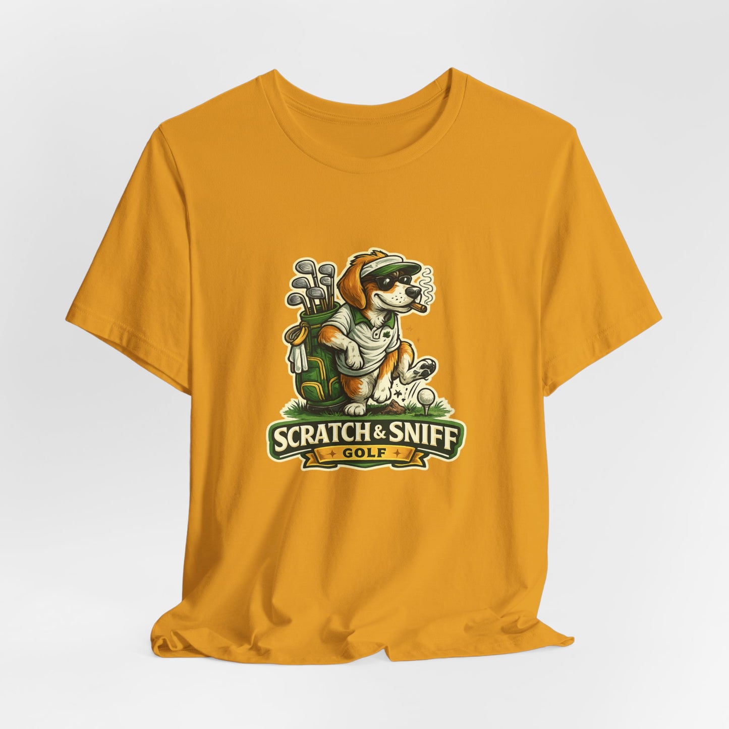 "Scratch & Sniff Golf™" Vintage Pup Graphic Tee