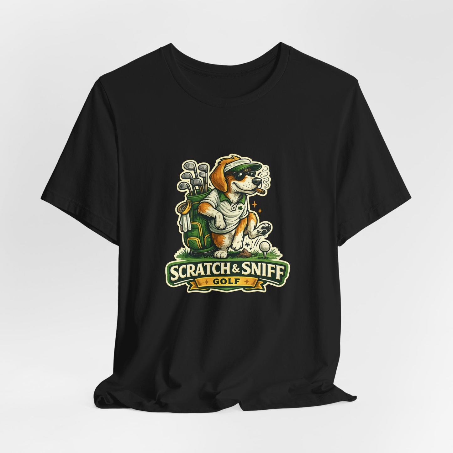 "Scratch & Sniff Golf™" Vintage Pup Graphic Tee