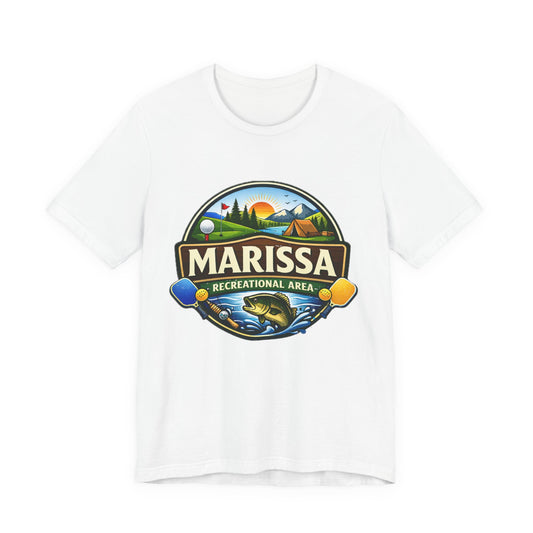 Marissa Recreational Area T shirt — Outdoor Camping & Lake Fishing Shirt